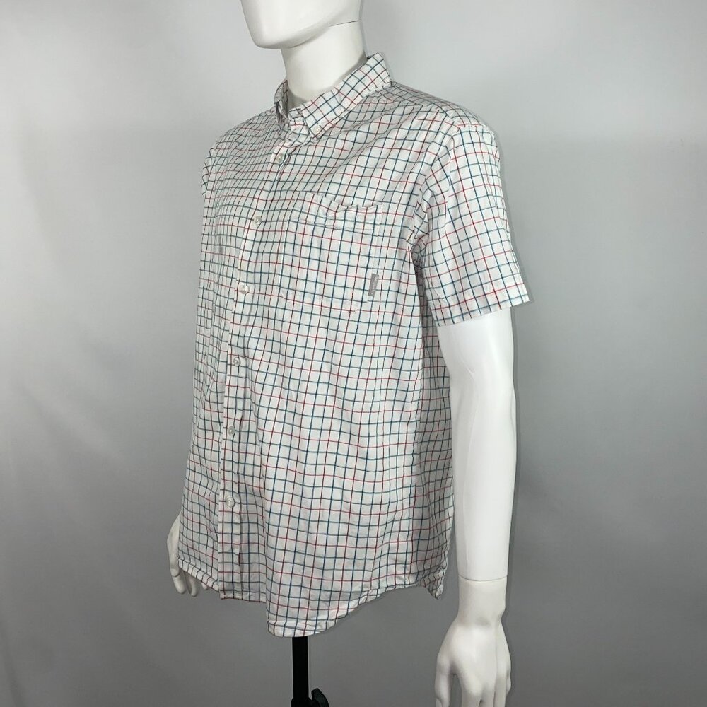 Columbia Sportwear Company Regular Fit Striped White Short Sleeve [MT-17] - Picture 5 of 10